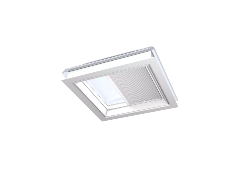 Roleta wewnętrzna do okna do dachu płaskiego Velux FMG 150150 1259KWL 150x150 plisowana elektryczna