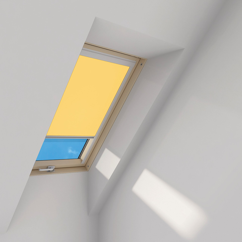 Roleta wewnętrzna do okna dachowego Fakro ARP Z-W/243 66x118 rozpraszająca elektryczna