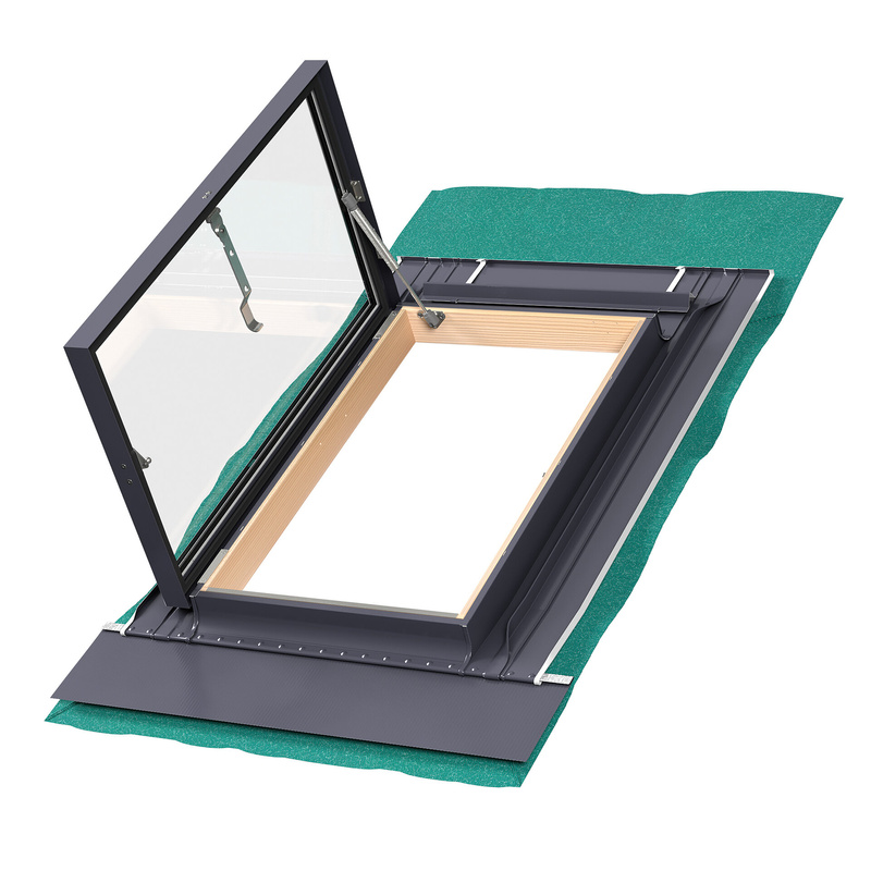 Wyłaz dachowy Fakro WGU-X RAL 9005 46x75 do pomieszczeń nieogrzewanych