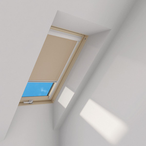 Roleta wewnętrzna do okna dachowego Fakro ARP/240 94x140 rozpraszająca manualna