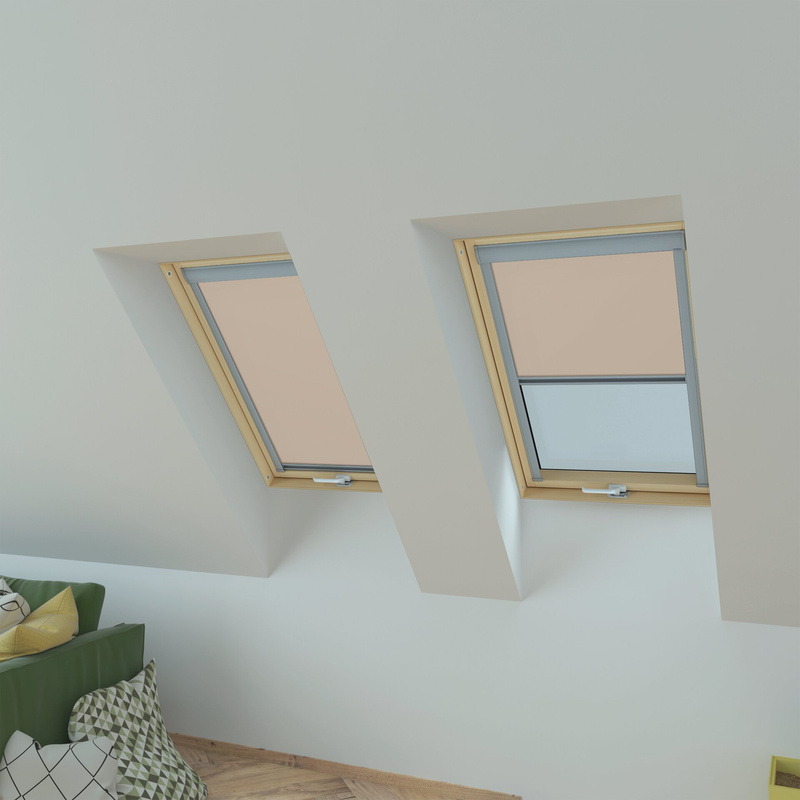 Roleta wewnętrzna do okna dachowego Fakro ARP/240 46x78 rozpraszająca manualna