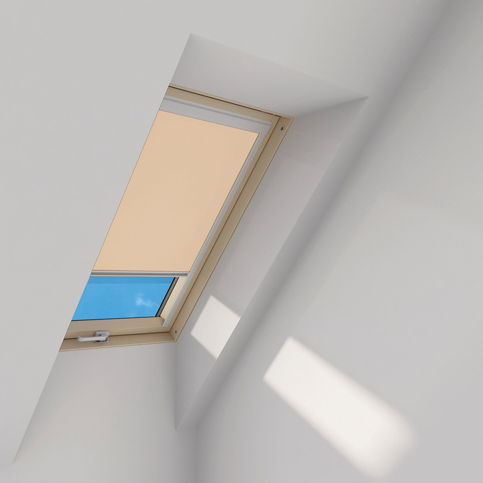 Roleta wewnętrzna do okna dachowego Fakro ARP Z-W/241 55x78 rozpraszająca elektryczna