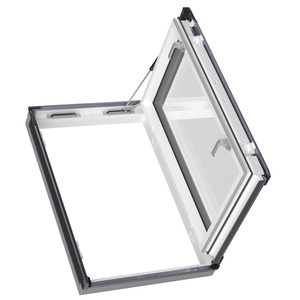 Okno wyłazowe Fakro PWP U41 ABMX RAL 7016 66x98 3-szybowe PVC