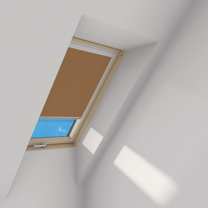 Roleta wewnętrzna do okna dachowego Fakro ARP Z-W/242 94x118 rozpraszająca elektryczna